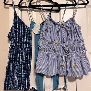 Striped Tank 3 Piece Bundle - Old Navy and Free Assembly